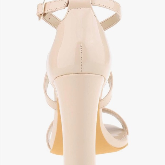 Heels Sandals elegant. Size 5 Zriey open toe. Beige - Picture 3 of 7